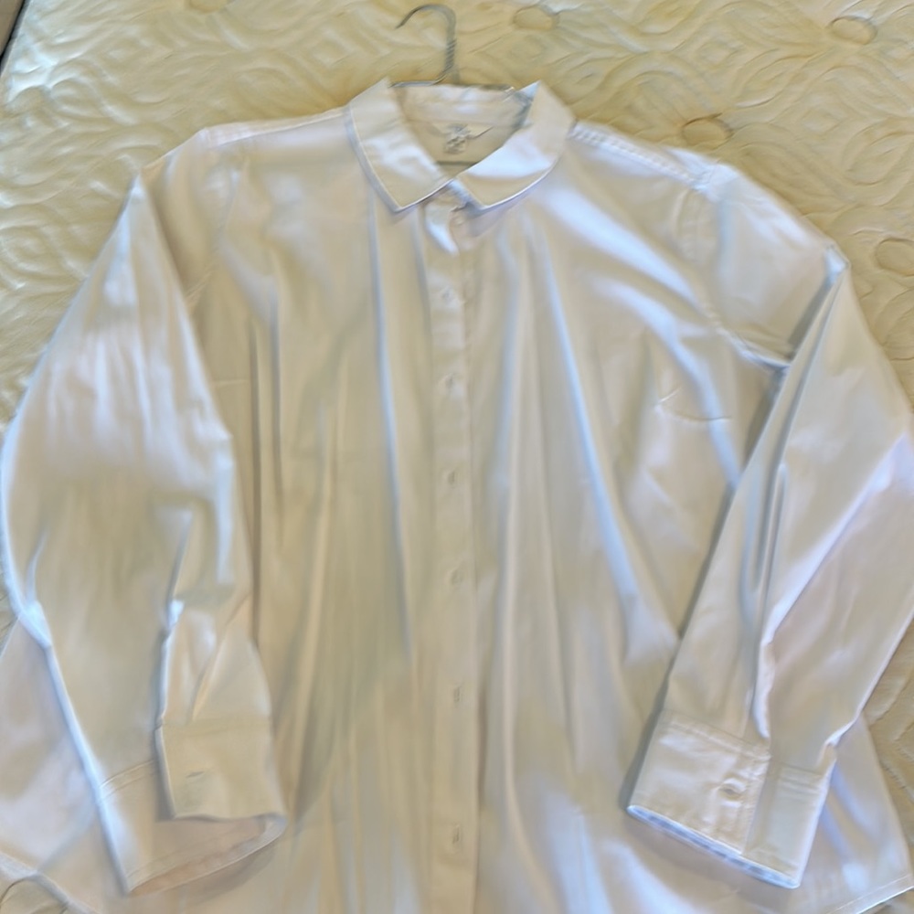 Time & Tru white blouse size XL
